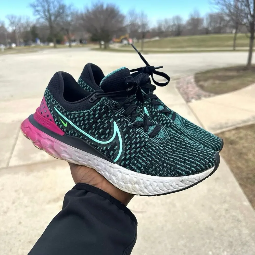 Nike React‎ Infinity Run Flyknit 3 Women's Road Running Athletic Shoes Size 10.5